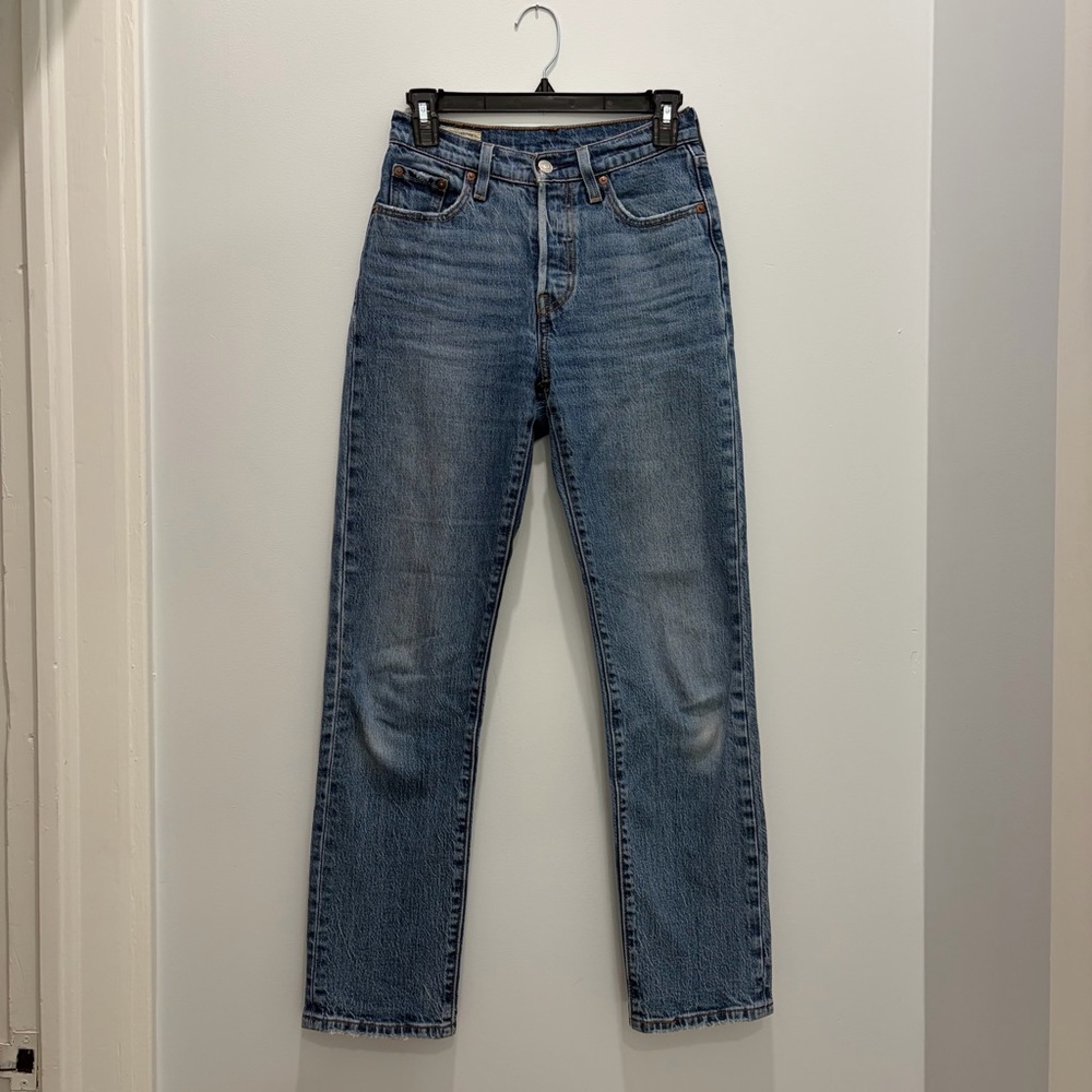 Levi's Women’s 501 Straight Leg Blue Jeans